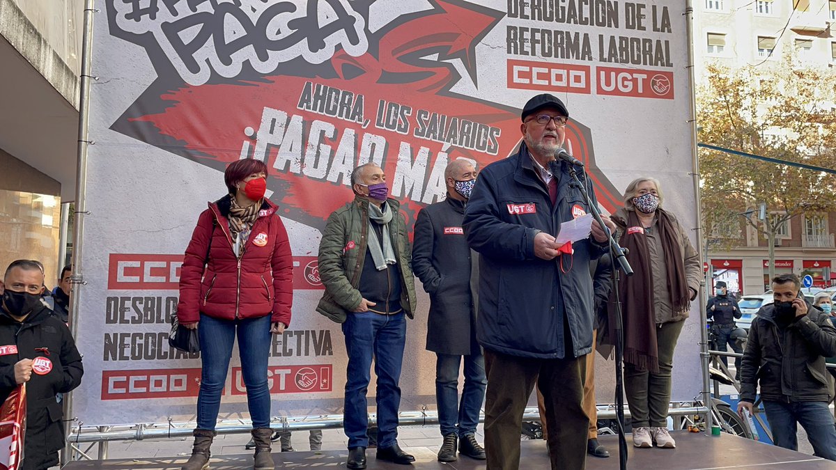 UGTMadrid's tweet photo. Los salarios son el instrumento fundamental para la recuperación de la economía #PatronalPaga #subidasalarial https://t.co/PIB9YW2oU9