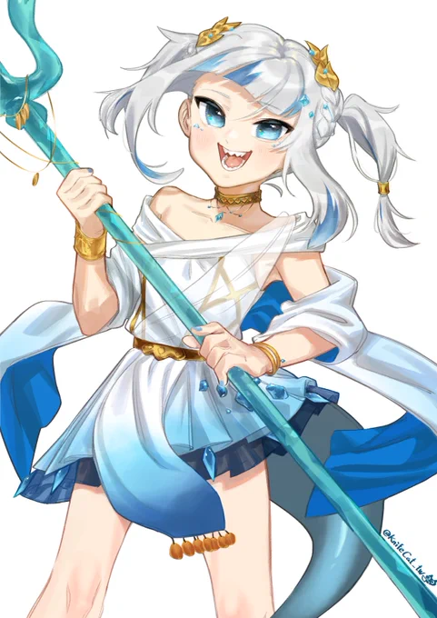 🦈🔱💙✨
 #gawrt #GURAPARTY 