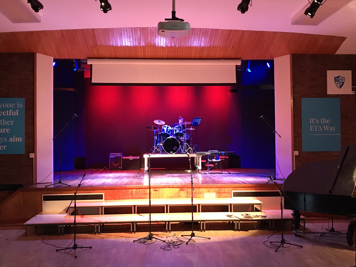 MusicEta's tweet photo. 🎄🎄Rehearsal are underway for our concert tonight 🎶🎹🎤 https://t.co/9NppJAsfD8