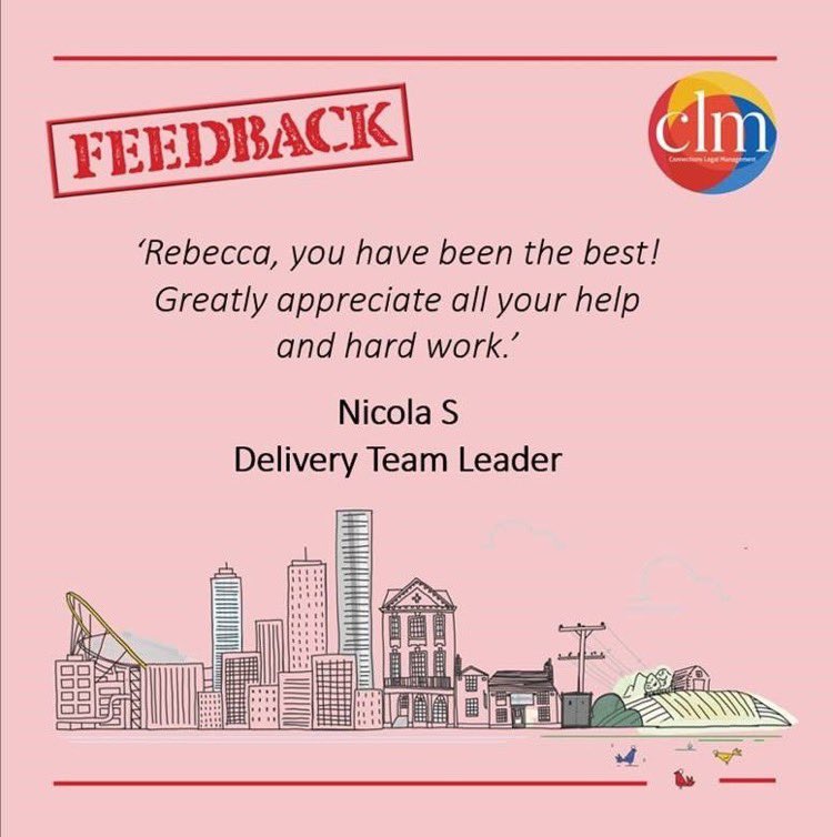 clmltd's tweet photo. It's always wonderful to receive such positive feedback. Well done Rebecca Johnston, as always, going above and beyond to ensure our clients are are at the heart of everything we do. 

#DeliveringTheDifference #SimplifyingLandRights https://t.co/PZ0PFGmR74