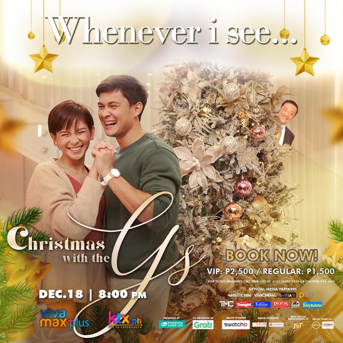 JustSarahG's tweet photo. Let's sing Merry Christmas talaga ngayong December 18, 8PM dahil makakasama po natin ang icon na si Mr. Jose Mari Chan sa 'CHRISTMAS WITH THE Gs'!

Grab your tickets now! https://t.co/XoVb61ENdi
For local and international fans: https://t.co/y0VxiJNTPt
#christmaswiththeGs https://t.co/2J3npQdydb