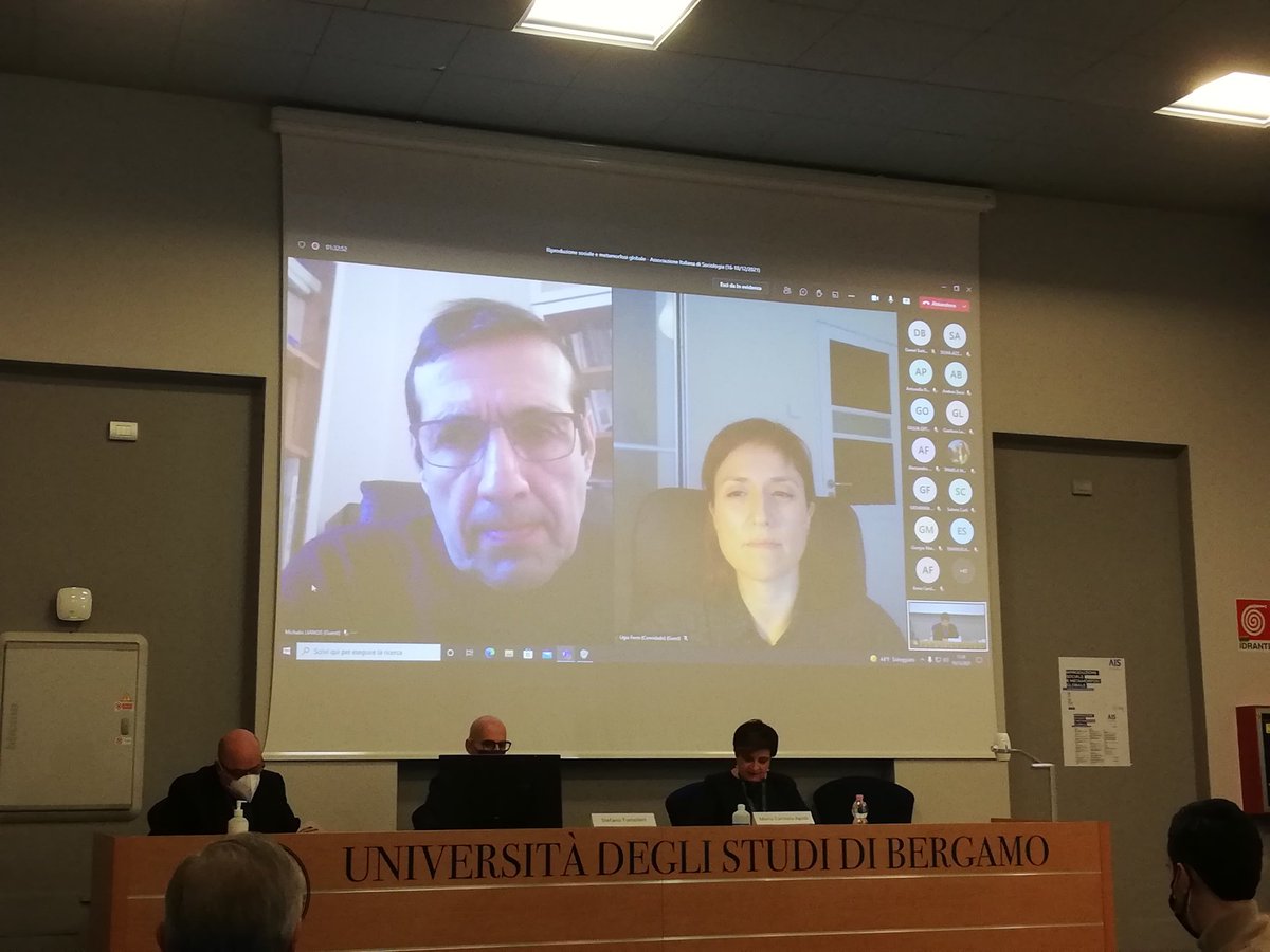 gi_albe's tweet photo. AIS midterm conference - opening session with @FerroLigia, @MichalisLianos and Luigi Pellizzoni, chaired by M.C. Agodi @newsAIS @UniBergamo https://t.co/0eWh4aaEg3