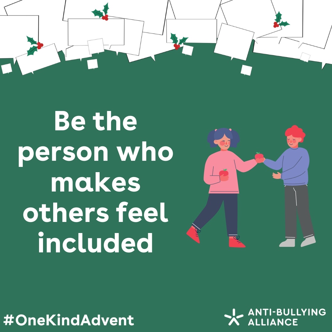 ABAonline's tweet photo. Be the person who makes others feel included today #OneKindAdvent β¨ https://t.co/q44D6UluH7