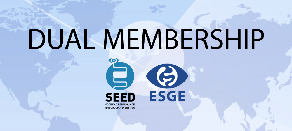 SEEDendoscopia's tweet photo. 🔔 Los interesados en ser 'dual member' SEED-ESGE deben enviar sus datos a secretaria@wseed.org antes del 31 de diciembre
🔵 Disfruta de todas las ventajas de formar parte de ambas sociedades, incluyendo acceso online a 'Endoscopy', por solo 100 € (cofinanciado por #FSEED) https://t.co/zCaINb3tmO