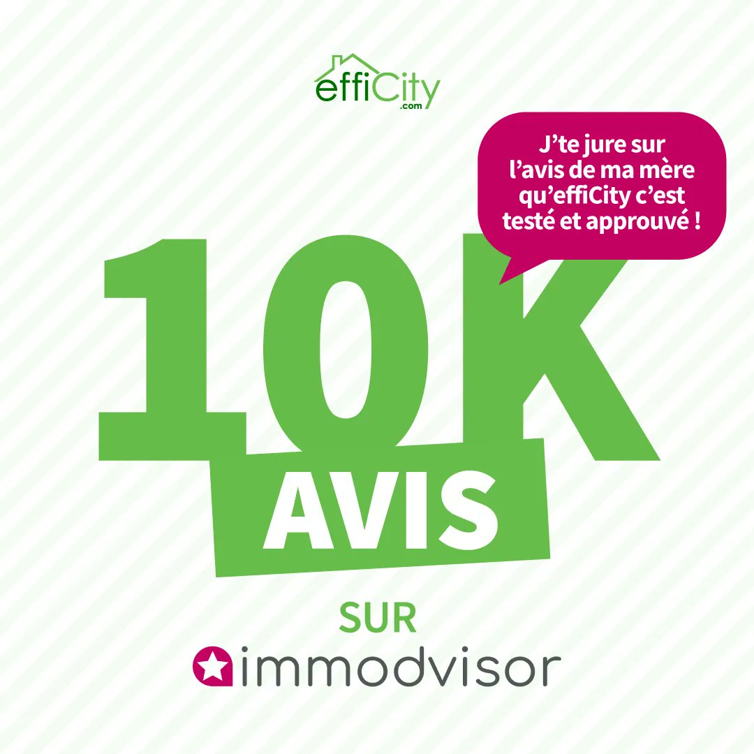 EffiCity's tweet photo. effiCity a dépassé les 10 000 avis sur immodvisor ! 😉
Merci pour tous ces avis qui récompensent le travail de notre réseau.👏
#immobilier #immodvisor #satisfactionclient https://t.co/V0KNPpKuGe