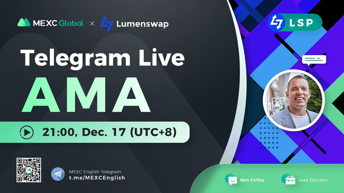 🌟 @MEXC_Global AMA with <a href="/lumenswap/">helloworld</a> #LSP

📍 TG group: t.me/MEXCEnglish
⏰ 21:00 Dec 17 (UTC+8)

✅ Follow <a href="/lumenswap/">helloworld</a> &amp; @MEXC_Fans &amp; @MEXC_Updates
✅ RT &amp; Like &amp; Tag 3
✅ Comment 

🌈 10 ppl* 10 $USDT equivalent token

💚 Follow us for more #giveaway