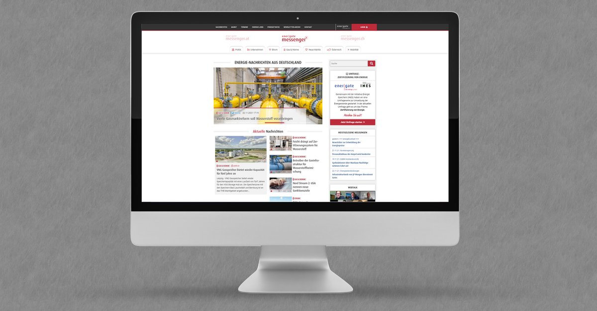 >>#NEU<< Die #Webseite des <a href="/energate_news/">energate messenger+</a>
ist nun schneller, aufgeräumter &amp; nutzerfreundlicher! Sie haben kein messenger-Abo &amp; wollen das testen? Jetzt #Testzugang anlegen &amp; vom verlängerten Testzeitraum profitieren: energate-messenger.de/testabo/