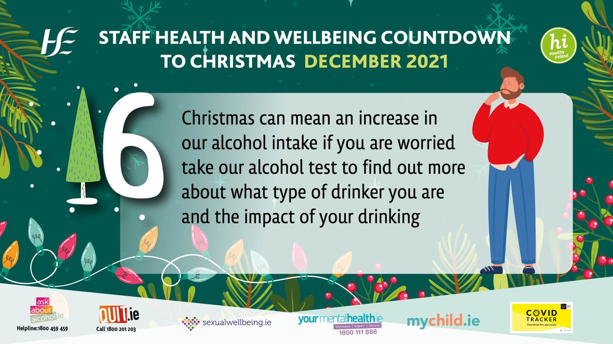 Ch6East's tweet photo. Day 16 of #StaffHealthCountdown. Check our website to see how alcohol affects your health and wellbeing. You can also freephone 1800 459 459 for confidential information and support. #Askaboutalcohol. Find out more: https://t.co/BjHtUKIwVC https://t.co/jGWSZSpdUO
