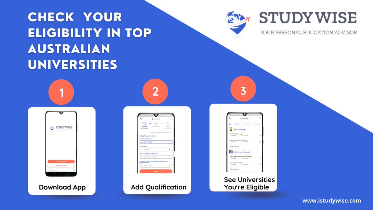 StudyWise2's tweet image. 𝐃𝐨 𝐲𝐨𝐮 𝐰𝐚𝐧𝐭 𝐭𝐨 𝐬𝐭𝐮𝐝𝐲 𝐚𝐛𝐫𝐨𝐚𝐝 𝐛𝐮𝐭 𝐡𝐚𝐭𝐞 𝐛𝐫𝐨𝐰𝐬𝐢𝐧𝐠 𝐮𝐧𝐢𝐯𝐞𝐫𝐬𝐢𝐭𝐲 𝐰𝐞𝐛𝐬𝐢𝐭𝐞𝐬 𝐭𝐨 𝐜𝐡𝐞𝐜𝐤 𝐲𝐨𝐮𝐫 𝐞𝐥𝐢𝐠𝐢𝐛𝐢𝐥𝐢𝐭𝐲? Get a list of top universities in Australia you can apply to in just 3 easy steps.
bit.ly/3DsDHcX