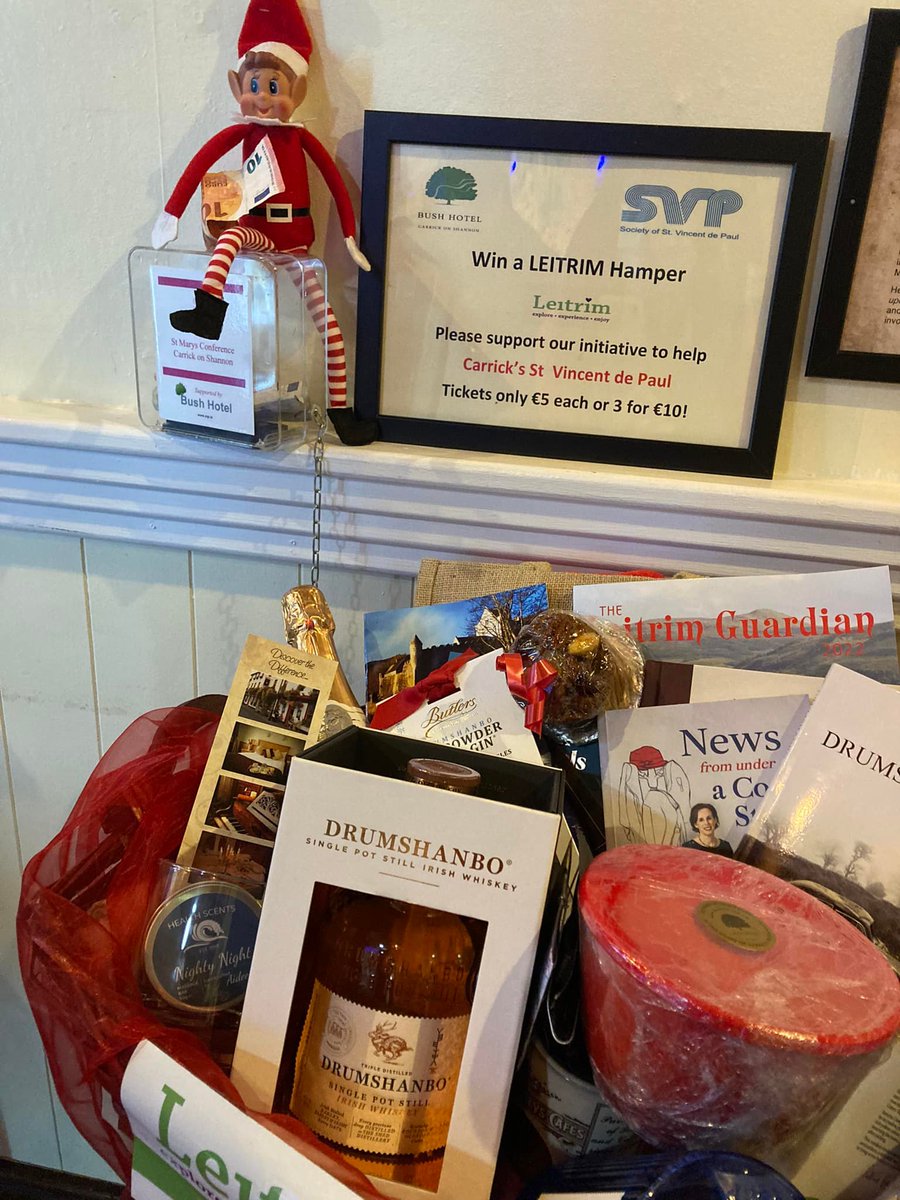 Just caught Elf putting a tenner in the St Vincent de Paul box….he now has 3 chances of winning our hamper 🥰