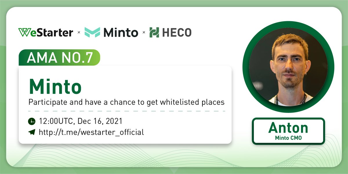 westarter_org's tweet photo. ⏰⏰Join us in 1⃣ HOURA for an #AMA with #Minto @btcmtofficial 
💰💰Come on and let's go 👉https://t.co/BXDpGuqgHh

#WeStarter #WAR #Minto #BTCMT #AMA https://t.co/Kp5oatYhtY