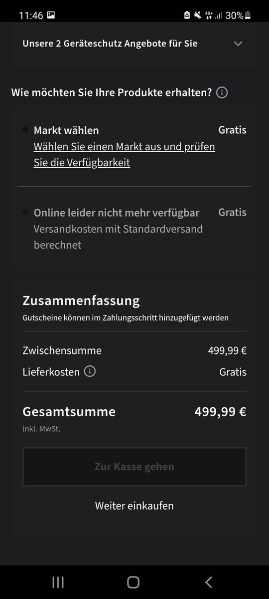 Mario33121761's tweet photo. @PS5RadarDE Komm nicht zur Kasse was mir schon seit 3 Monaten jedes Mal passiert https://t.co/5twPwhKBjQ