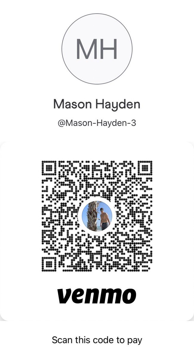 Mason_Hayden12's tweet photo. @Venmo @chloexhalle @MakeAWish Getting married in three weeks😬🤷🏼‍♂️ https://t.co/hdZ0Fj8XOz