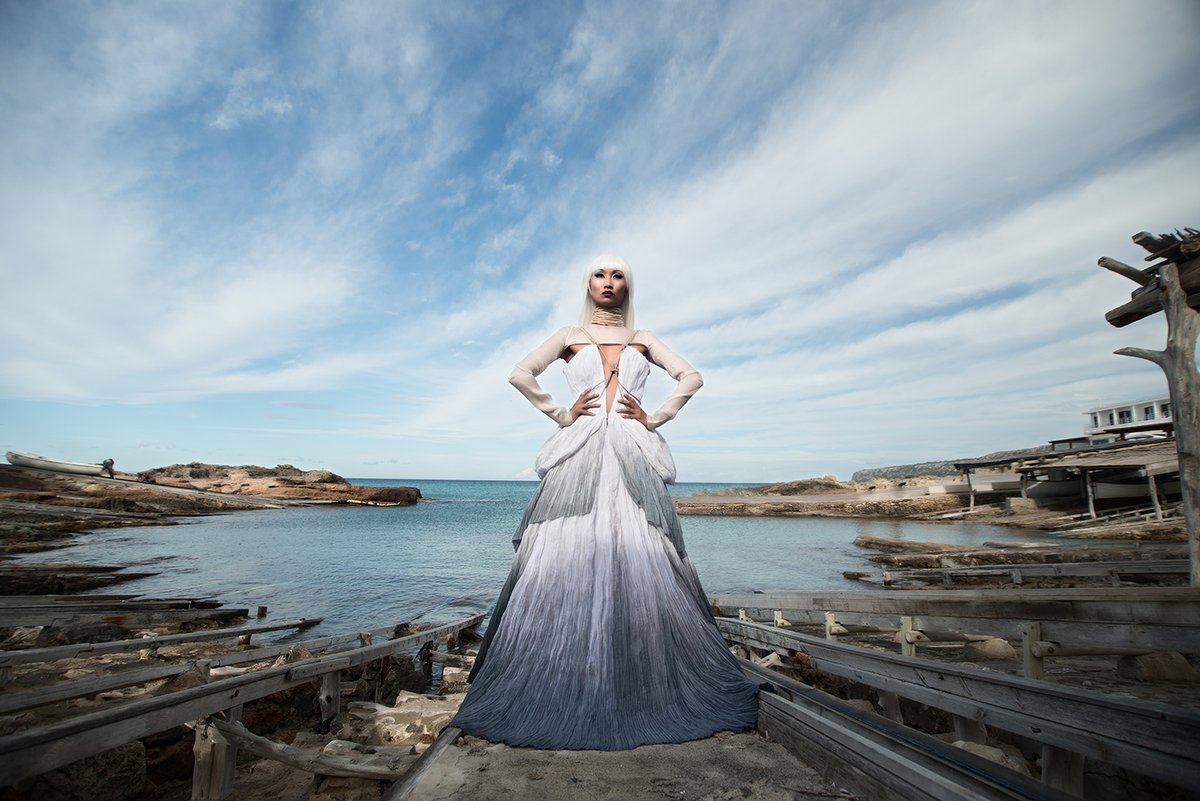 #Winter sunkissed days bring out the bold and beautiful, and ground breaking designs, which inspired this dramatic shoot. Take to the shores and strike a pose, embracing the raw beauty of the island at her finest. #Formentera #ibizastyle #ibizamagazine