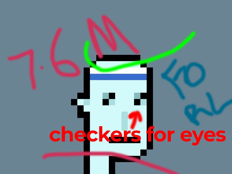 makemerico's tweet photo. Checkers for an eye and boom 7.8million why not makemerico then and just check out my NFT collection at https://t.co/TPXlESg3wv
#snoopdogg #snoopdognft #cryptopunk #trustwallet #metamask #coinbase #cryptodotcom #shibainu https://t.co/kPAbw6mctF