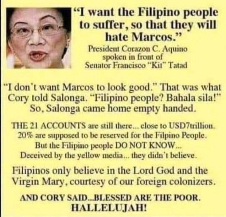 Carl61415510's tweet photo. @Snorlax_0330 @famila_bungalso Paano naging saint yan nag spread nga ng hatred yan sa puso ng mga Pinoy. Evil act ginawan nyan.  bakit pilit sinisiraan ng mga dilawan Pari si BBM.Nung na exile si FEM gusto ni card vidal sila maghawak sa nakaw.
INSERT VIDEO: see 32:00 minutes.
 https://t.co/UrkFB8bEW9 https://t.co/CE9P1YfpLO
