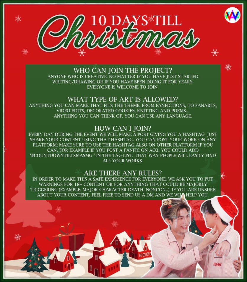 WAXmasSupport's tweet photo. Admin was asleep so I’m a bit late!

It’s time for the prompt: mistletoe 

Post your work using these tags:

#9DaysTillXmasMG
#CountdownTillXmasMG https://t.co/DDODLneKYX