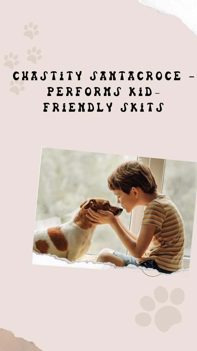 ChastitySantaC1's tweet photo. Chastity SantaCroce plays kid’s Skits on theCvchannel. Kids feature her pets &amp; puppies in the lives and thoughts of boys and girls ages 0-12 seven days a week. https://t.co/2czV595Xfc https://t.co/7qqqHZ4lNL