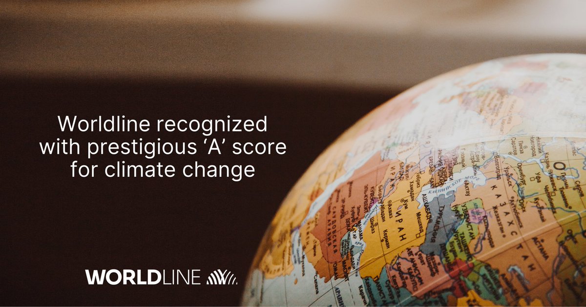 Tackling #ClimateChange is essential to building a resilient economy and society, and the first step is to understand our impact. 
#Worldline is proud to be on @CDP’s Climate A List for our leadership in #EnvironmentalTransparency. 
okt.to/VT1i0F
#CDPAList #CSR