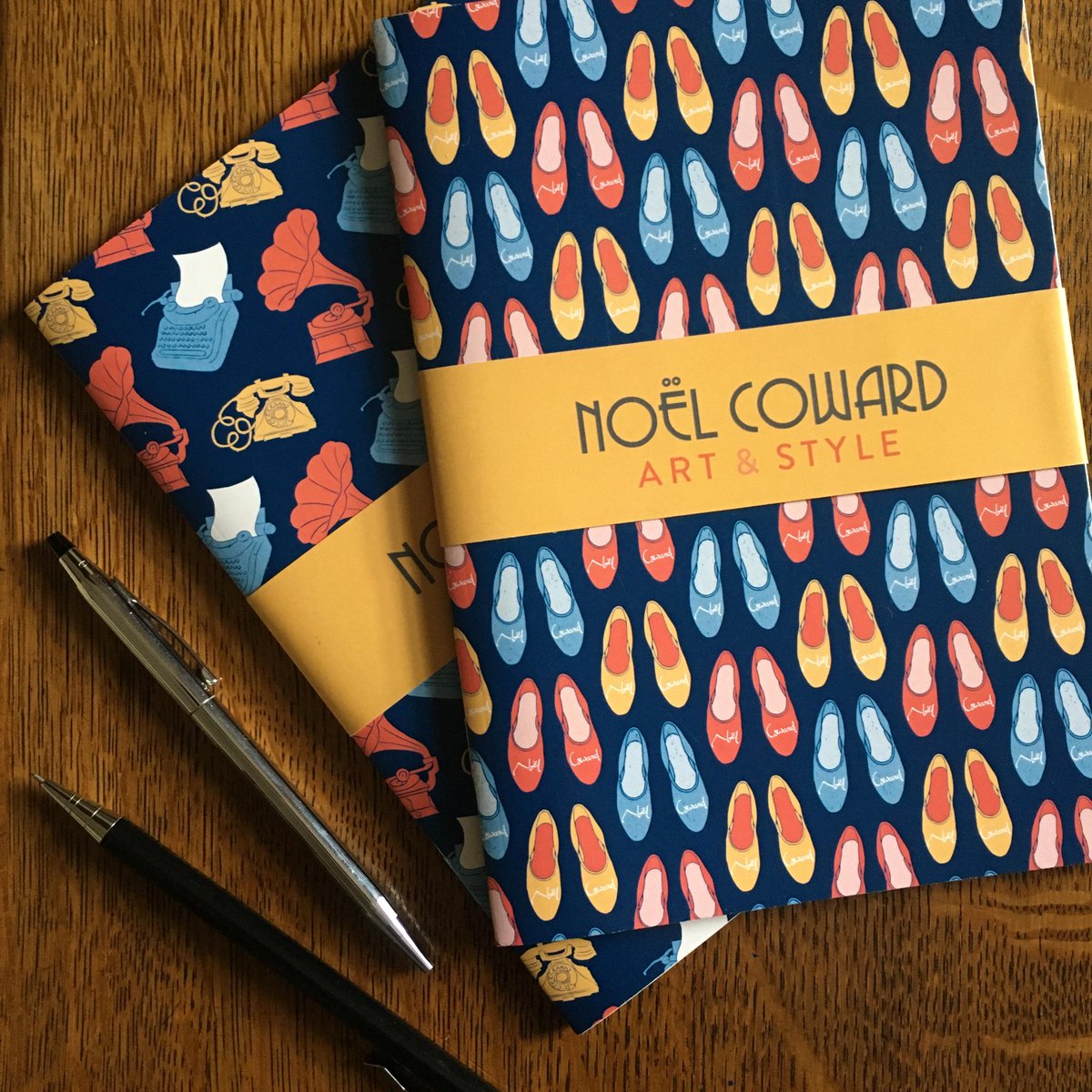 GuildhallArt's tweet photo. It's Noël Coward's birthday today 🎂 and the last day to order from our online shop to get your orders by Christmas! 

We think the patterned notebooks by @roryhuttonldn make great stocking fillers. Get yours before it's too late! 
👉https://t.co/mPCXUYHBRI @NoelCowardSir https://t.co/KvbjFQfUg5