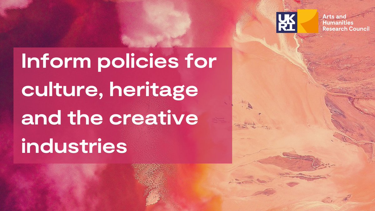 Arts and Humanities Research Council (@ahrcpress) on Twitter photo Would you like to work alongside, advise and influence policymakers?
New funding available to spend up to 13.5 months working with the <a href="/DCMS/">Department for Culture, Media and Sport</a>. Apply by 6 January at 4pm - orlo.uk/TNlHD Would you like to work alongside, advise and influence policymakers?
New funding available to spend up to 13.5 months working with the <a href="/DCMS/">Department for Culture, Media and Sport</a>. Apply by 6 January at 4pm - orlo.uk/TNlHD