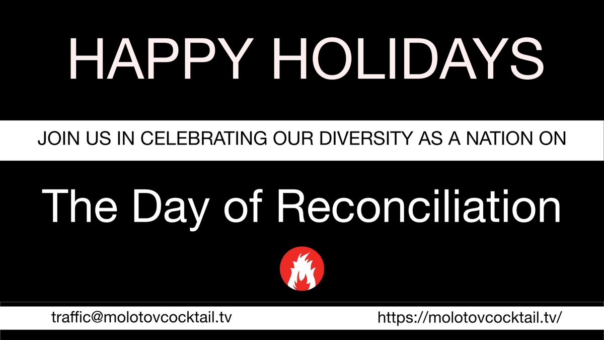 molotovnetwork's tweet photo. From the team, have a safe festive season and we look forward to giving you more content in the new year...

Contact us for all your new year new content resolutions. 

We are still working!!

#Molotov #16DEC #HAPPYHOLIDAYS https://t.co/7kBx97z38A
