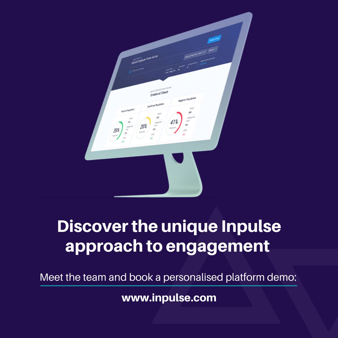 InpulseCo's tweet photo. Join 100s of companies who are using emotional analytics to transform culture, improve engagement and boost performance.
Engaging with employee emotions is going to be key to your people strategy. 

Schedule a call for Jan now: 
https://t.co/cxRMjKsMto https://t.co/2T9NNBHx1y