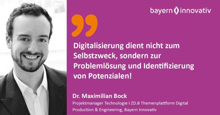 MrDigitization's tweet image. Wie können produzierende KMU einen ersten Schritt in Richtung Digitalisierung machen und wie unterstützen wir sie dabei? Darüber habe ich mit meiner Kollegin Tina Johnscher in der neuen Folge des @BayernInnovativ Podcast gesprochen -> bayern-innovativ.de/netzwerke-und-…