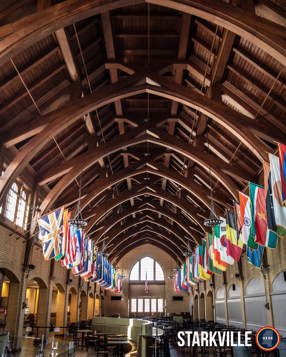HereInMiss's tweet photo. Check out the amazing architecture inside @msstate’s Perry Cafeteria #hailstate #mississippi @mscollegetown https://t.co/ypERn4Snlr