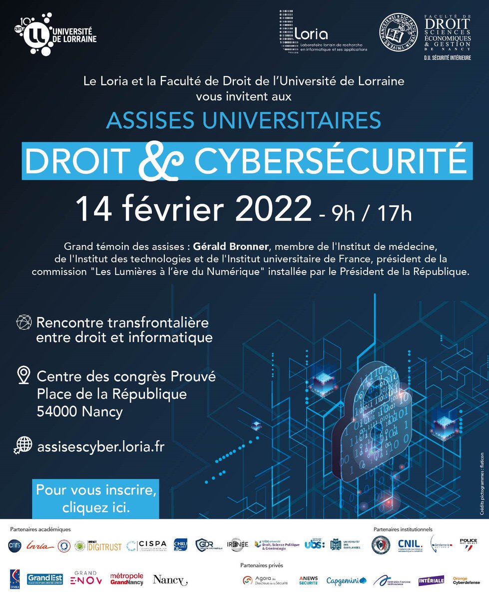 PhCossalter's tweet photo. https://t.co/VmPgMgjl3i #cybersecurite #droitdunumérique https://t.co/gN7kSozShH