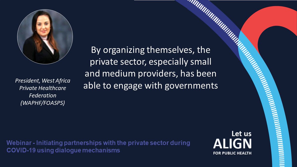 Webinar "Initiating partnerships with the private sector during COVID-19 using dialogue mechanisms" is on! Join us: bit.ly/webinar_211216…