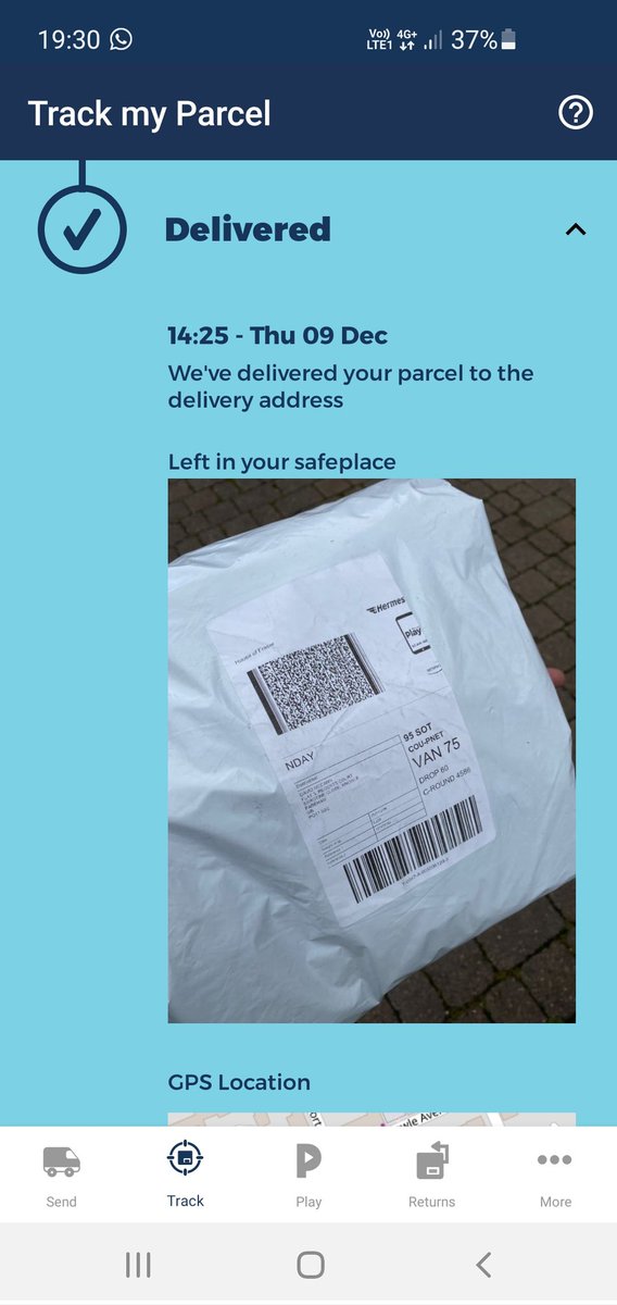 davidmccann86's tweet photo. @houseoffraser order number is HOF40000069065511, @Hermesparcels claimed to have delivered it to my safe place but photo shows a street around the corner, their delivery reference is T0047A0055961293. Could you contact them for me as they are not getting back to me. Thank you https://t.co/UFgxjyXcMl