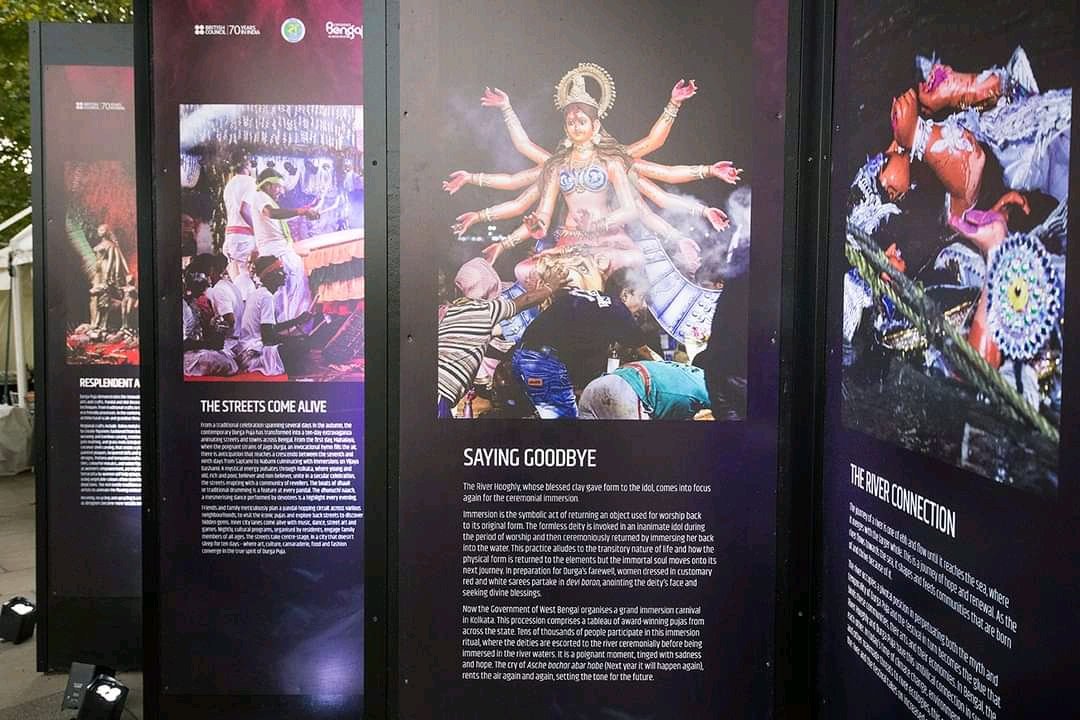 Delighted to see Durga Puja join UNESCO's intangible cultural heritage list. This is the culmination of a long journey that began when Bengals Durga was exhibited at the #totallythames festival in 2018. High five to all those who have worked so hard to make this dream come true.
