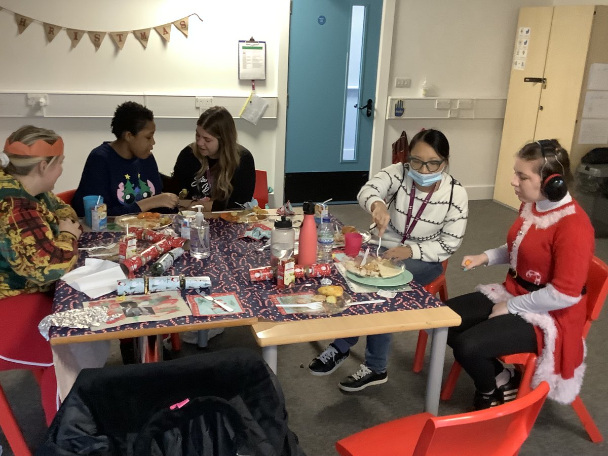 We had our whole school Christmas dinner yesterday - using a person centred approach ensured every young person was able to participate.  A wonderful time was had by all! #Christmas2021