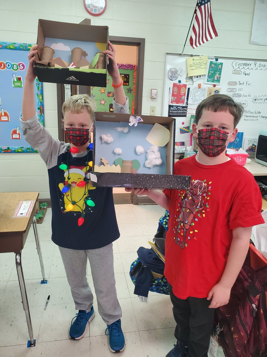 SchirmerCrystal's tweet photo. Jamestown projects...we have been busy! @CloverHillES https://t.co/gAGtIBGyXx