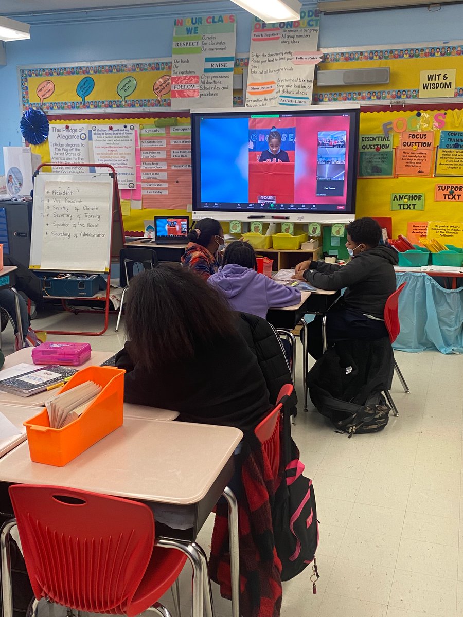 ps345k1's tweet photo. Today grades 3-5 watched their fellow classmates make there opening speeches on why they should be elected for Student Government. Good luck to all of the candidates who are running. #district19 #studentgovernment #PS345 https://t.co/hq96oFZjxb