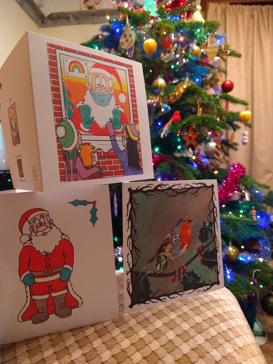FINAL WEEK to get last minute Christmas cards!! Use code MASK21 to get 15% off the the Isolating Santa design! etsy.com/uk/shop/IainGi… #Christmas #countdown #Covid_19 #SmallBusiness #giftideas #Santa