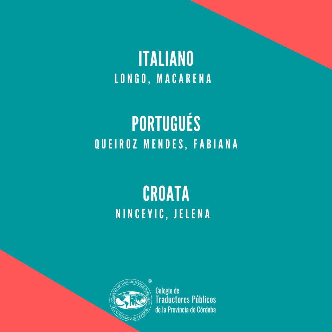 1️⃣5️⃣ de diciembre | JURA DE NUEVAS MATRICULADAS👩‍🎓🧑‍🎓

El CTPPC le da la bienvenida a las nuevas matriculadas . 
Felicitaciones colegas 💪