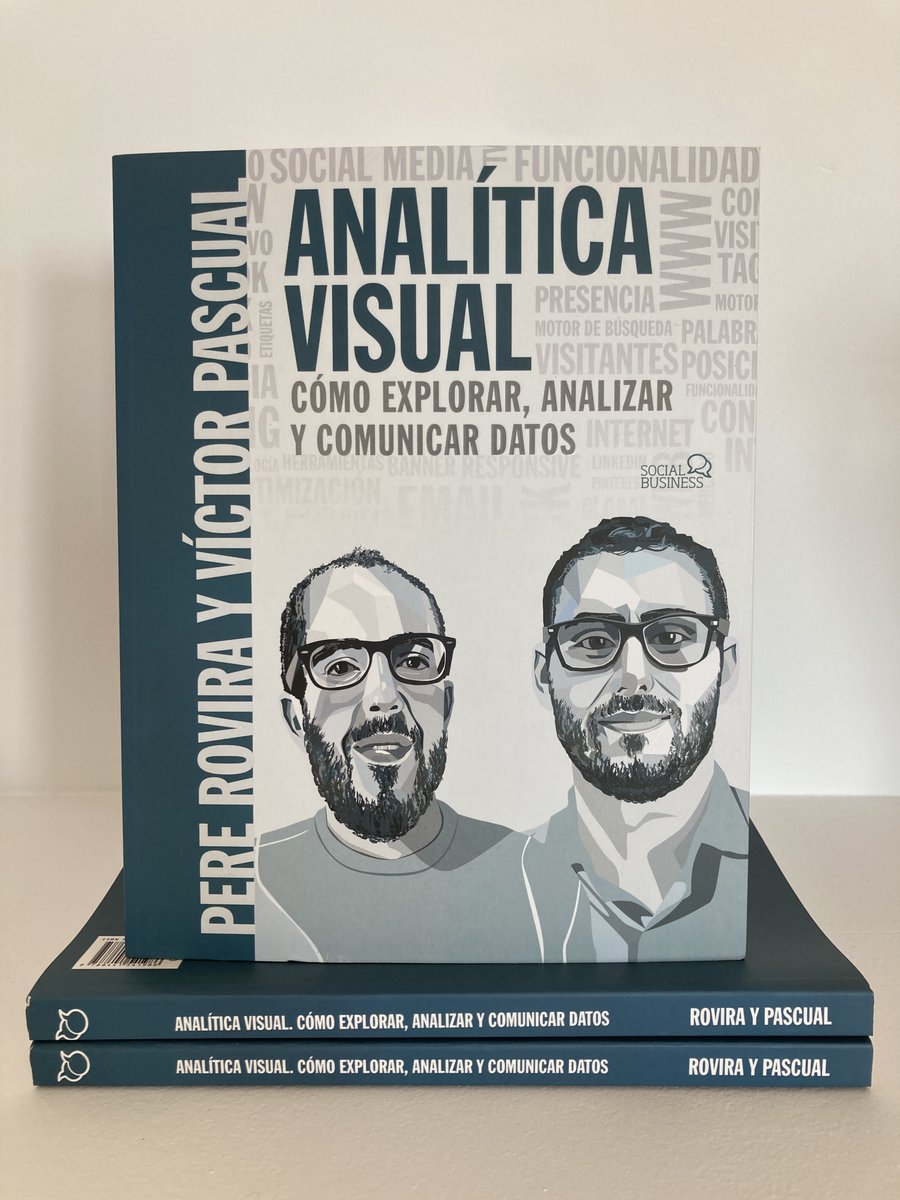 Terminamos 2021 felices por los proyectos completados y por el libro que publicamos. Para celebrarlo sorteamos un ejemplar de “Analítica Visual” de <a href="/pere_rovira/">pere rovira</a> <a href="/vpascual/">Víctor Pascual Cid</a> Para participar solo hay que hacer RT de este tweet. Fecha límite 21/12 Anunciaremos ganador/a 22/12 🎅🎄🎁