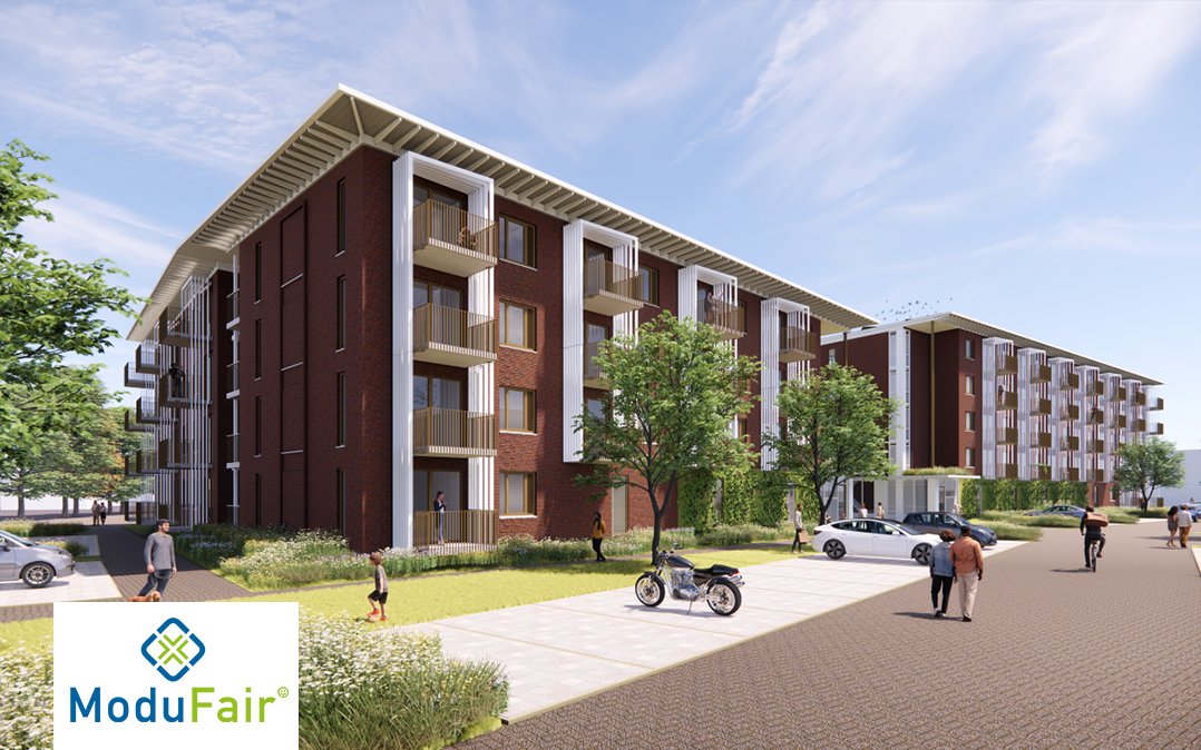 We gaan beginnen! deltaWonen heeft Janssen de Jong Bouw geselecteerd voor de nieuwbouw van een volledig losmaakbaar appartementengebouw in Hanzewijk Noord te Kampen. 🎉

👉bit.ly/3maNPkL

#LetsBuildHappiness
#ModuFair
#Circulair