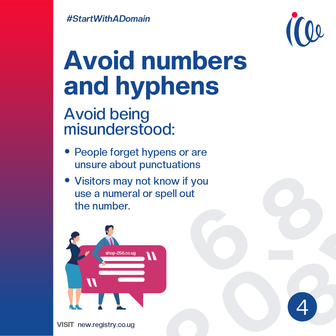 MR_RYLA_D9214's tweet photo. #DomainTip4

Unlike for passwords and other internet use modules where you can use numbers and hyphens

While choosing a domain name it's totally not advisable to include the above mentioned because it's a public site as compared to emails and passwords.

#StartWithADomain https://t.co/WcXUyGbJLl