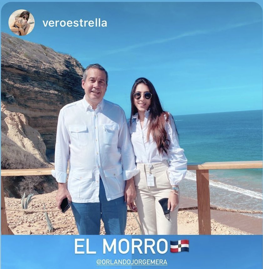 Antes de ayer me comunicaste que sería tu último día en @ambienterd porque querías ser azafata. Siempre trabajadora, honesta y eficiente. Que en paz descanse Verónica Estrella. Dios está en control. (Foto: En inauguración de El Morro, 29 nov 2021).