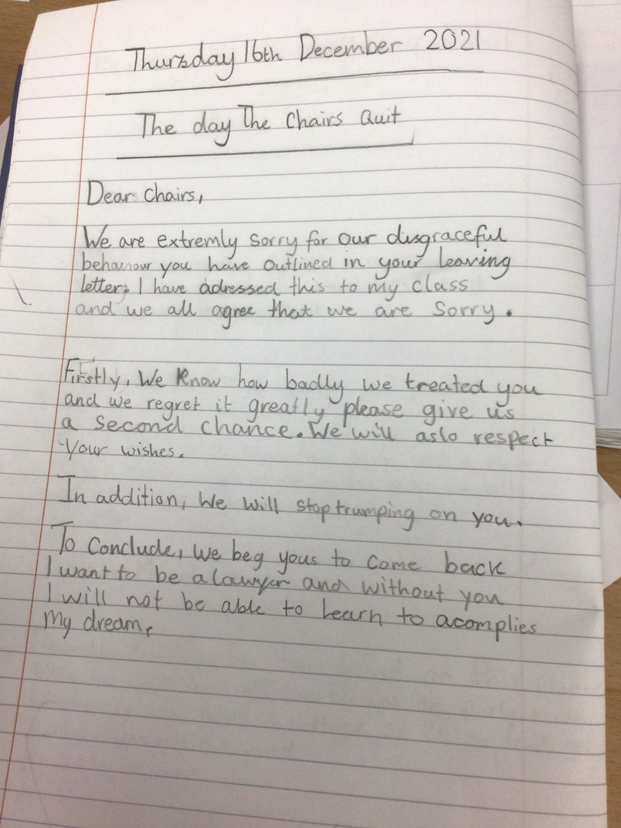 MissCAlexander's tweet photo. We had to write apology letters to persuade them to come back! @gostconstantine (2/2) https://t.co/JJDOZW9PA1