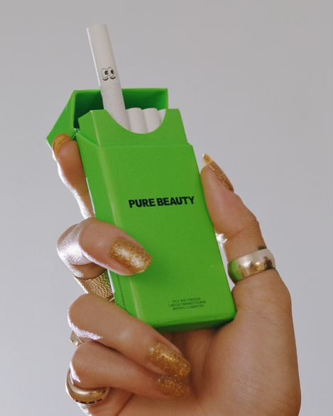 i got to do a cute shoot for my favorite weed brand. menthol pre rolls from pure beauty + photos by thomas