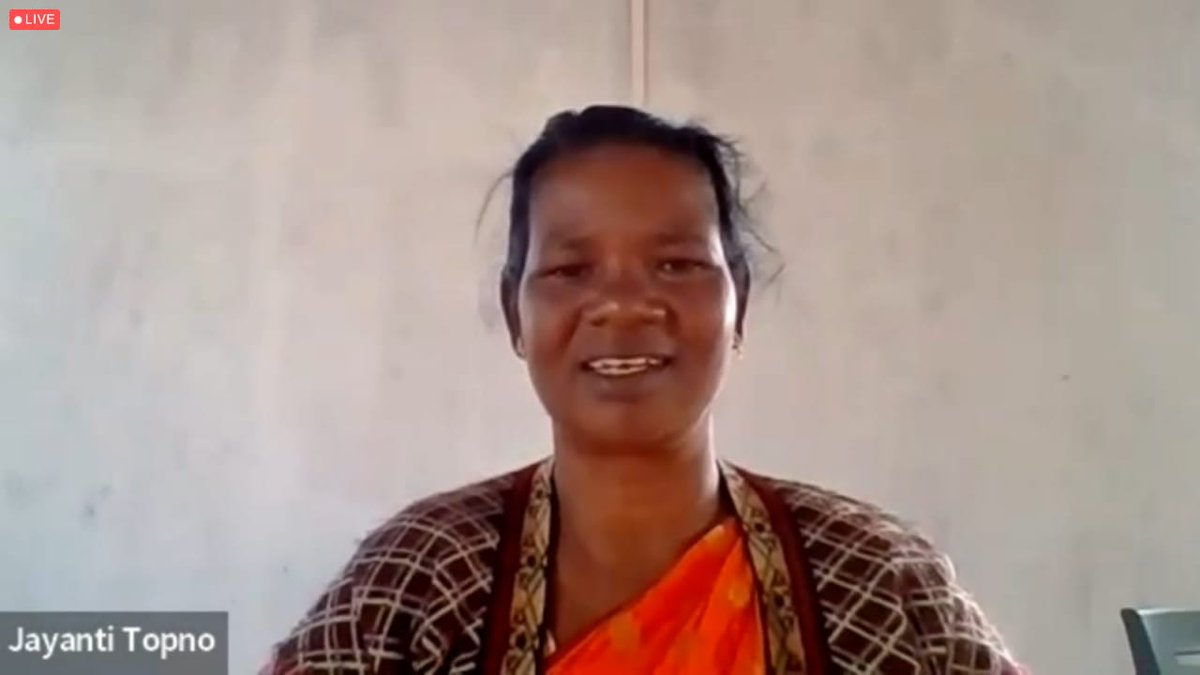 ankita0790's tweet photo. Hearing straight from the ground as Jayanti Topno - an artisan and president Lac Cluster, Jharkhand guided by #IMEDF shares her journey towards #empowerment 

#SFURTI #IMEDF #MSME #Clusterdevelopment #InclusiveFuture https://t.co/bhTQTLlsgv