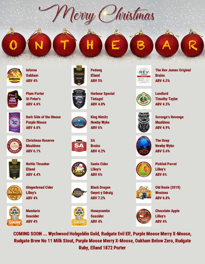 On the bar today!
Beer Board: bit.ly/3hP2IrT

<a href="/OakhamAles/">Oakham Ales</a> <a href="/EllandBrewery/">Elland Brewery</a> <a href="/brainsbrewery/">Brains</a> <a href="/StPetersBrewery/">St. Peter's Brewery</a> #TintagelBrewery <a href="/TimothyTaylors/">Timothy Taylor's Brewery</a> <a href="/PurpleMooseBrew/">Purple Moose Brewery</a> <a href="/NorwichCAMRA/">Norwich & District CAMRA 🍺</a>
#RealAleFinder