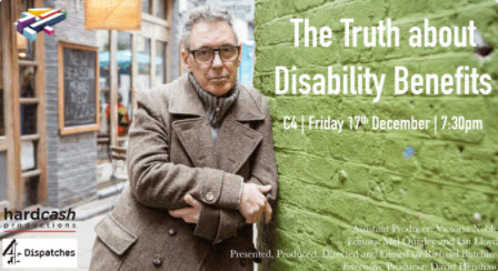 PLEASE SHARE Programme on Friday that the DWP really don’t want you, or anyone else, to watch. 
It’s a Dispatches documentary investigating the unexpected deaths of disabled benefits claimants, including those who have taken their own lives.