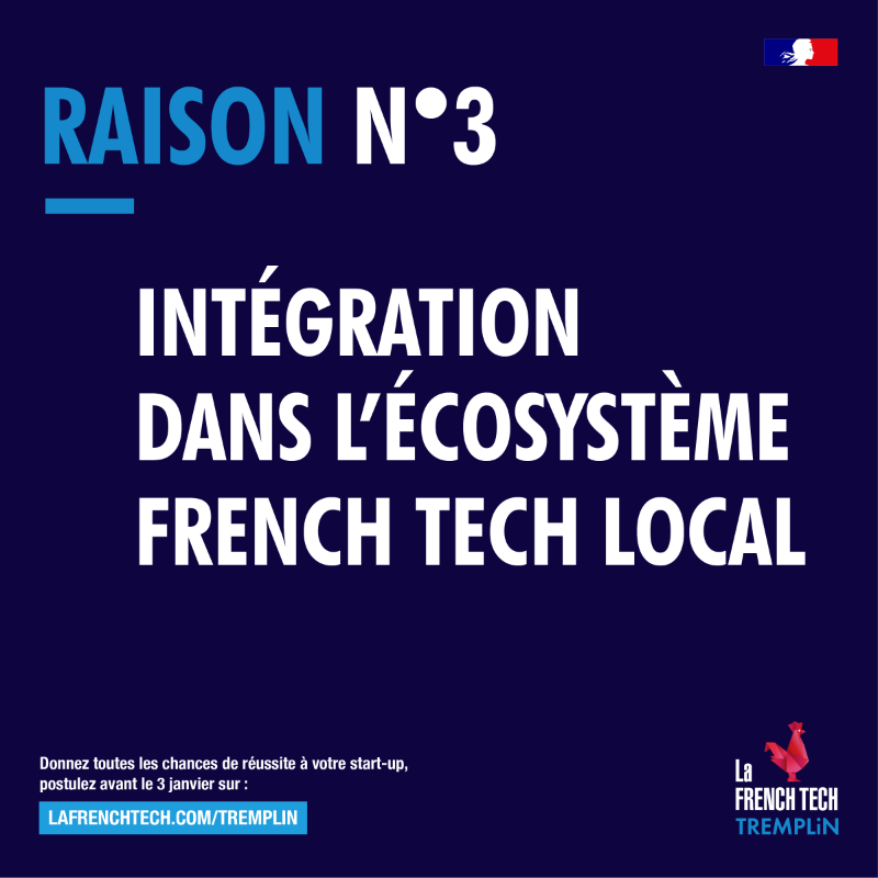 LaFrenchTech's tweet photo. #FrenchTechTremplin | Au cas où on aurait encore besoin de vous convaincre… 5 bonnes raisons de participer à l’Incubation French Tech Tremplin 👀 
➡️  Postulez avant le 3 janvier 👇
#AAC #incubateur #startup