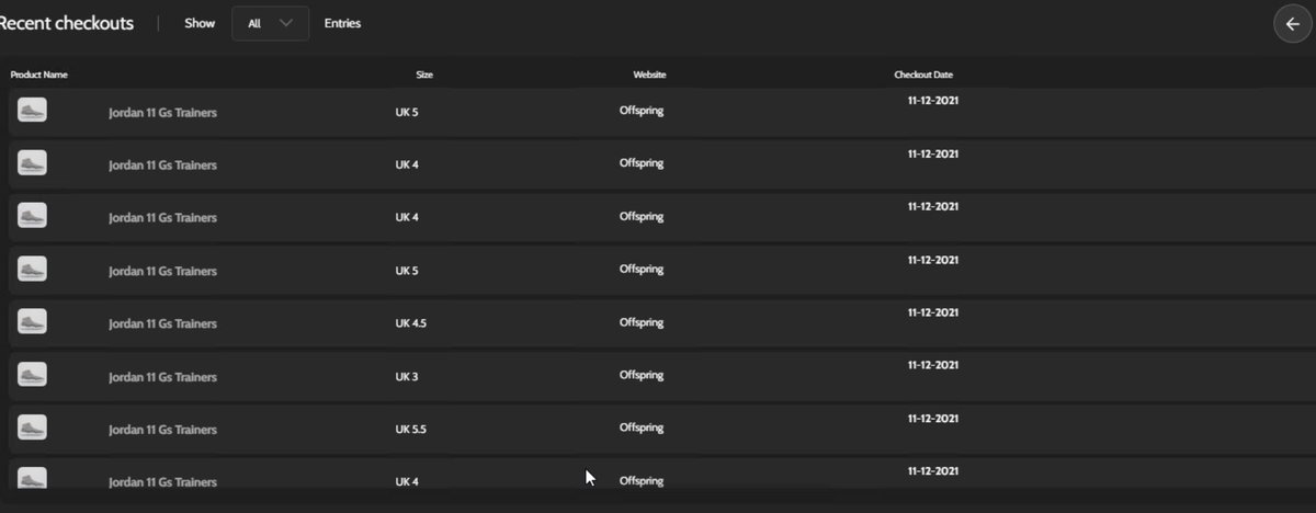 ThetrainerTrain's tweet photo. Aim for 2022 to get good at this botting, small improvements helping.

Nice clip on offspring and only the start.

@FlareSmashed @FlareAIO @thesoleradar @Flex_Workshop @bonzayio https://t.co/FXTYdgZOJJ