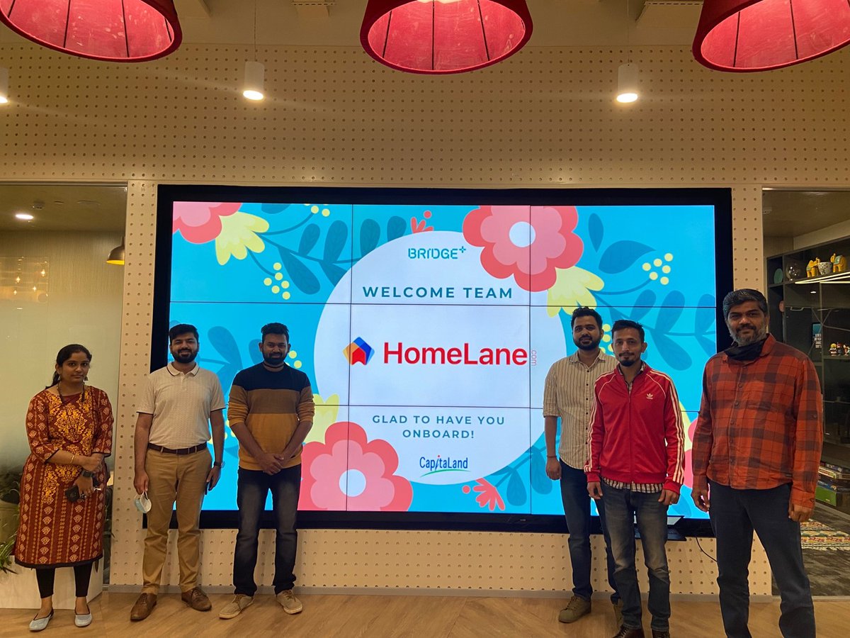 CapitaLand_Ind's tweet photo. Yet another client, https://t.co/mesHn1gjfc, has moved into Bridge+ Bangalore. We look forward to this new working relationship and hope to provide a fun and productive workspace!
For more details visit our website - https://t.co/uVY6VyVBn9
#Bridgeplus #HomeLane #WelcomeOnBoard https://t.co/65kb4HUkNh